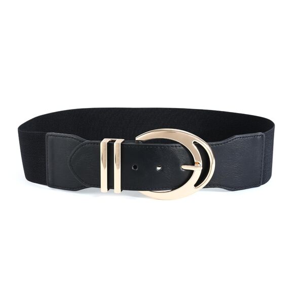thick black belt for dress Wide women's, buy black wide waist belts dresses in online store Bleak&Sleek 83 cm / 30.5 HAVEN THICK BELT - BLACK